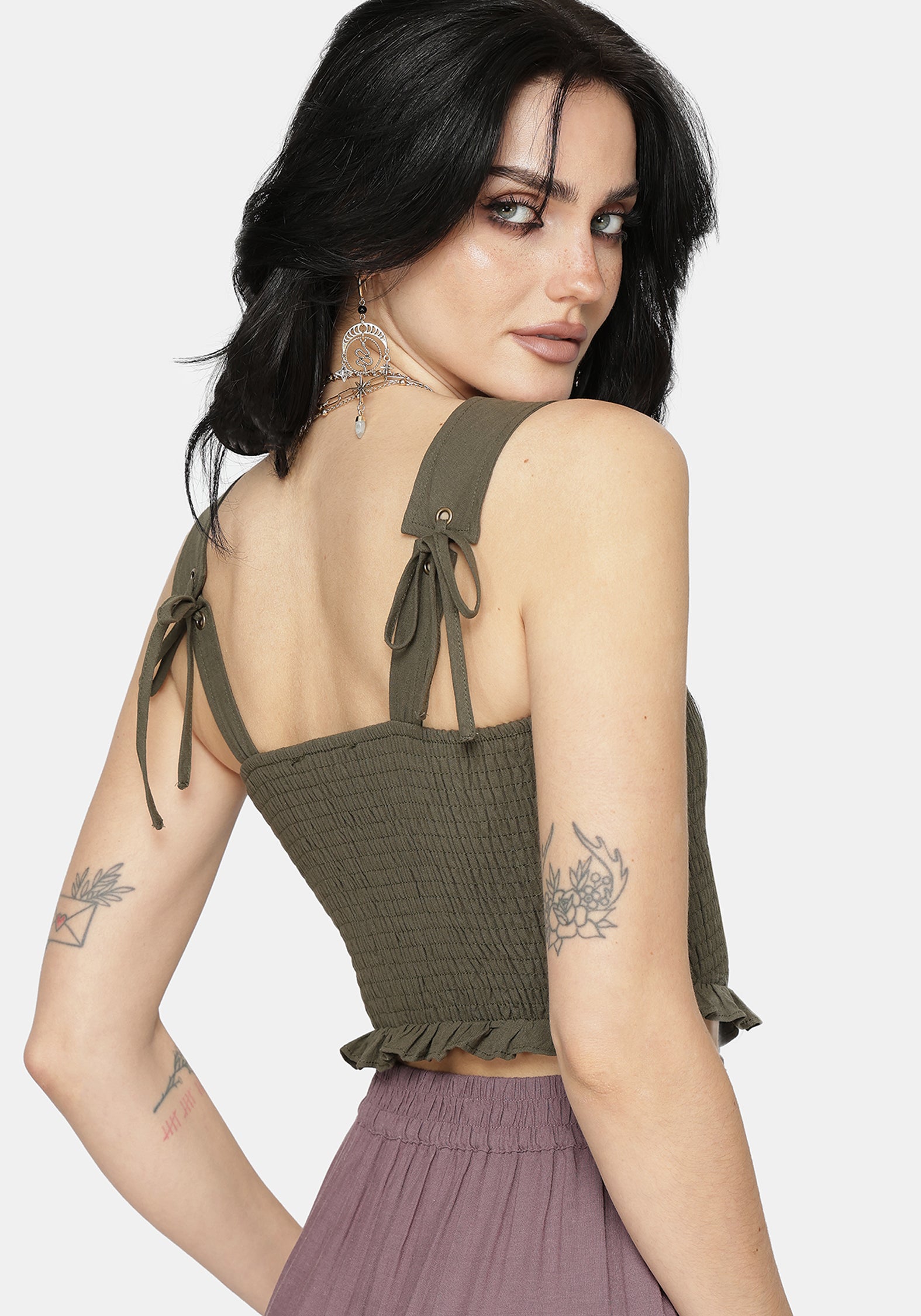 Siora Folklore Embroidered Corset Top