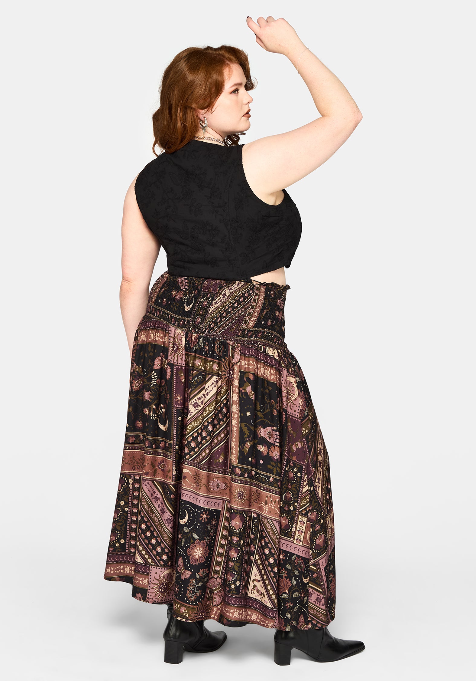 Lila Embroidered Corset Top