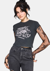 Deadly Blossom Short Sleeve Baby Tee