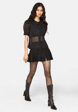 Sanct Embroidered Collar Blouse
