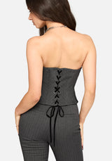 Lea Pinstripe Corset