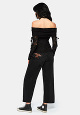 Demi Devore Ruched Off The Shoulder Top