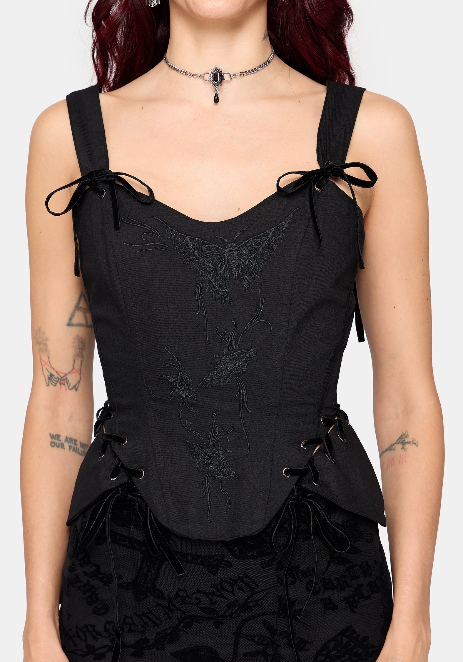 Ember Embroidered Corset Top