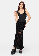Ember Moth Embroidered Corset Top