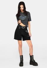 Lunar Sword Embroidered Boxy Tee