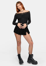 Sydney Ribbed Off The Shoulder Top