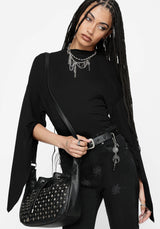 Leela Cape Ruched Top
