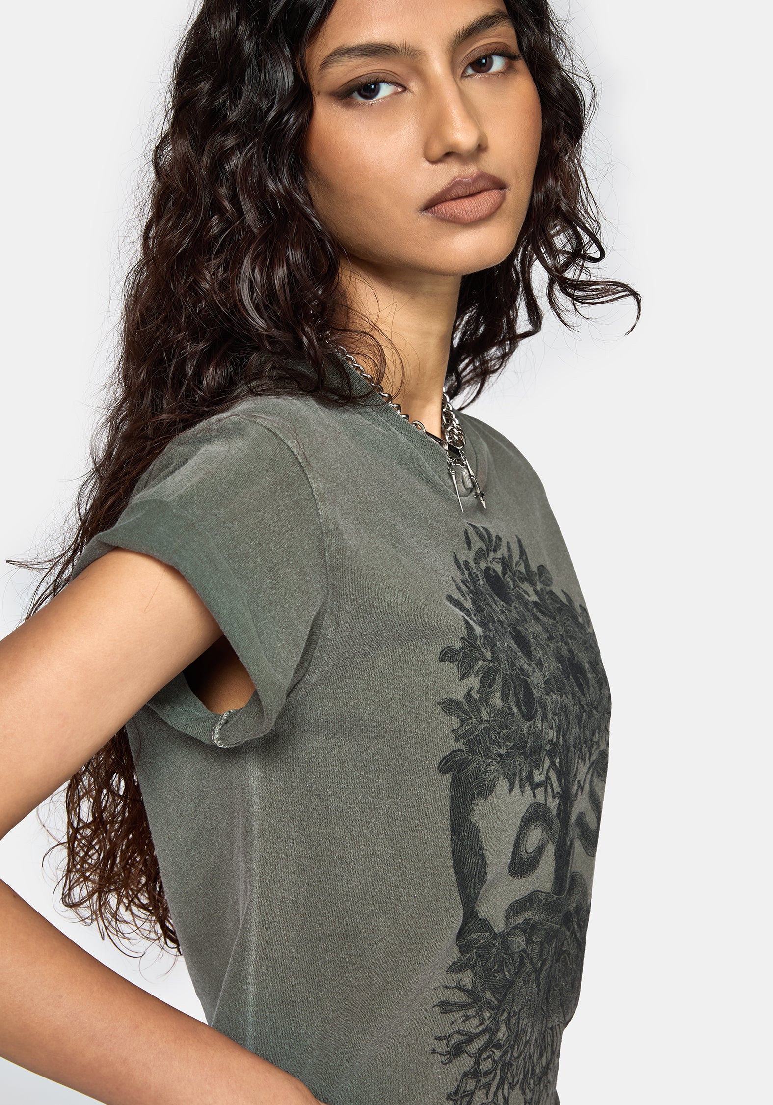 Paradise Decays Boxy Crop T-Shirt