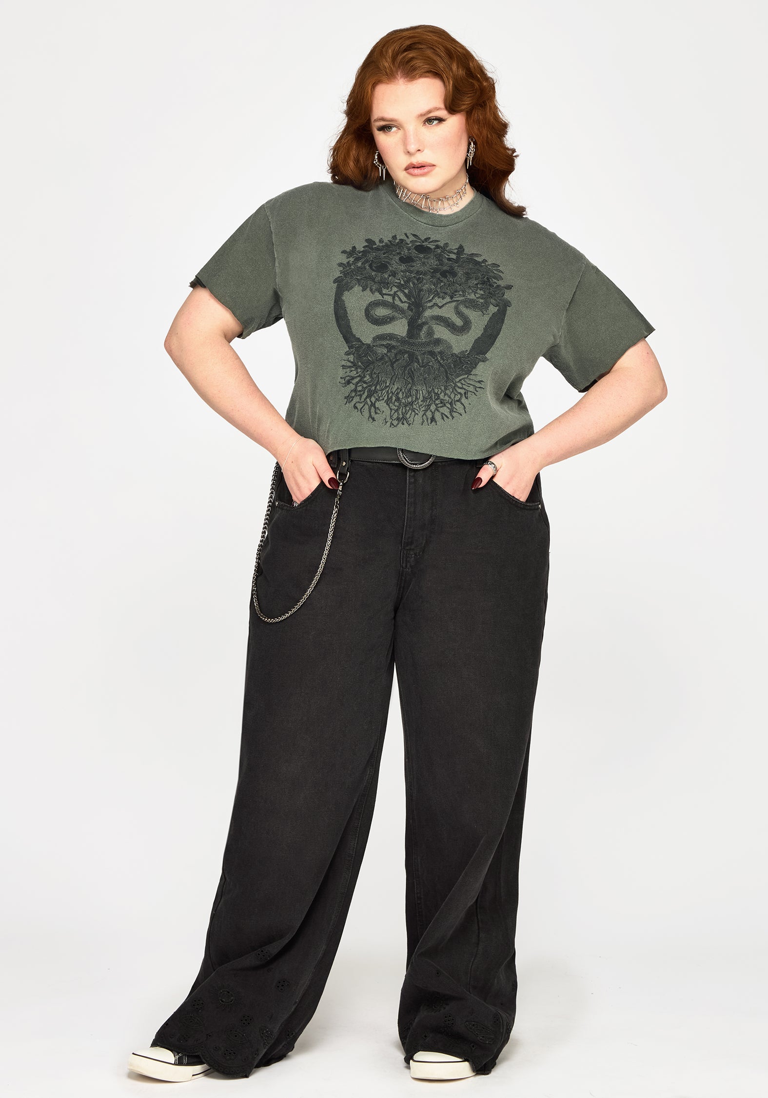Paradise Decays Boxy Crop T-Shirt