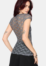 Meghan Lace Cap Sleeve Top