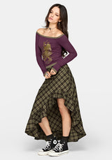 Solara Phoenix Embroidered Off Shoulder Top