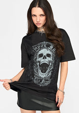 Requiem Veil Lace Oversized T-Shirt