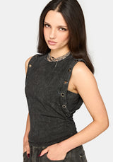 Vale Eyelet Tank Top