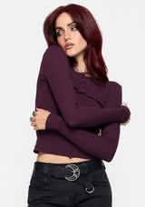 Serena Long Sleeve Waffle Top