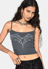 Vertex Barbed Wire Print Cami Top