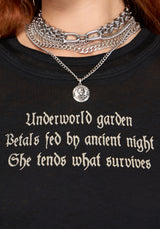 Ancient Long Sleeve Burnout Graphic T-Shirt