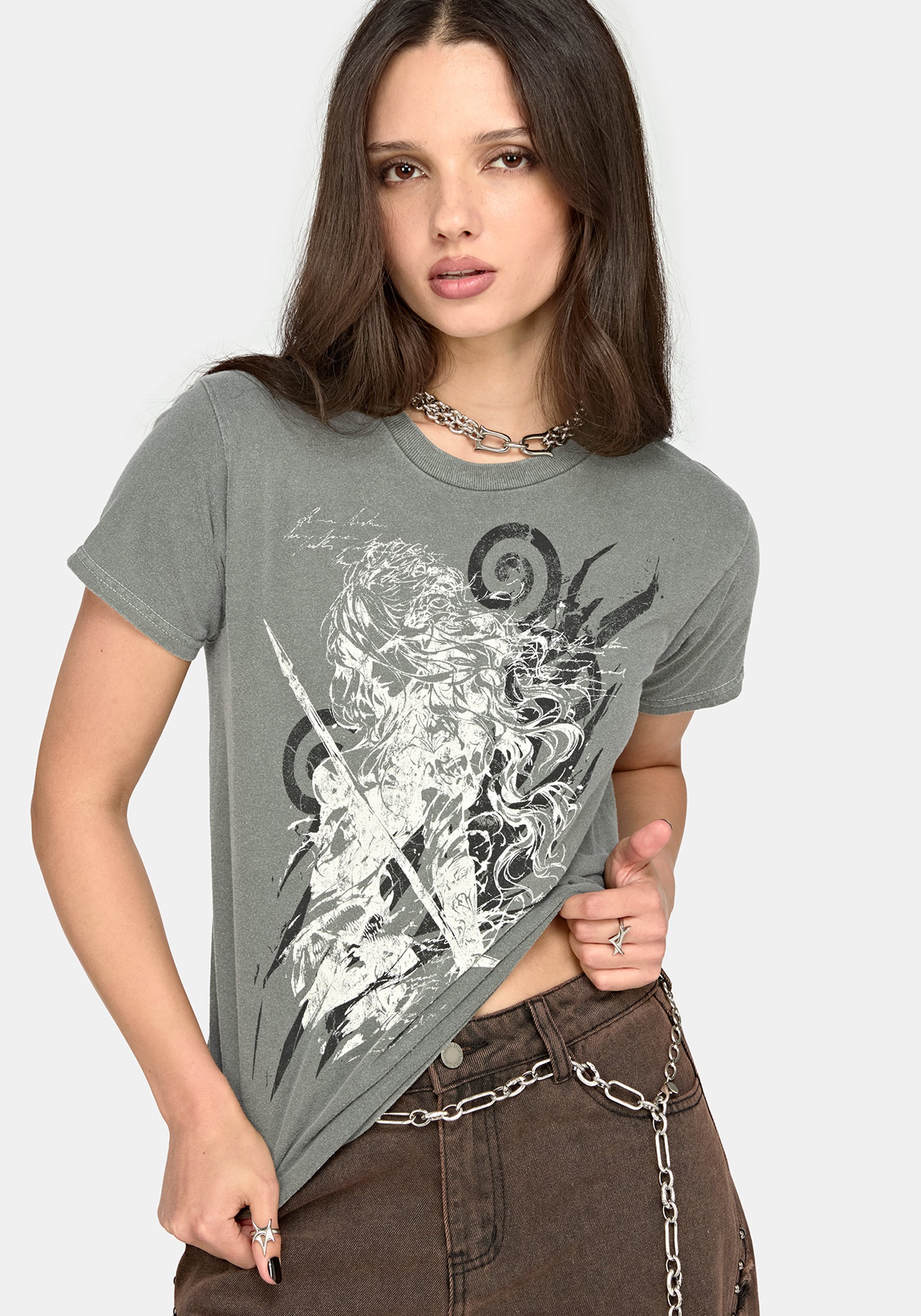 Scáthach Anime Fitted Tee