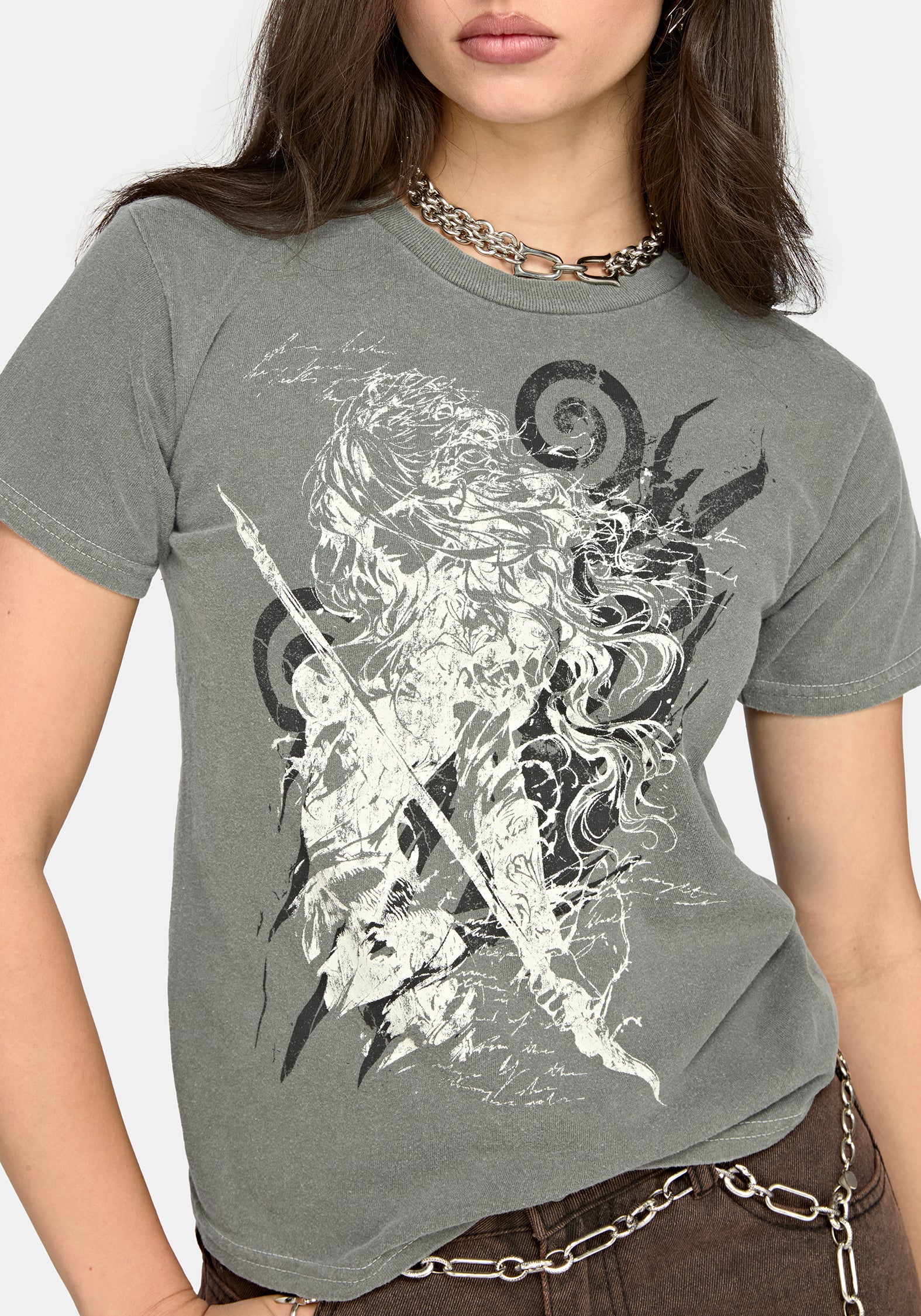 Scáthach Anime Fitted Tee