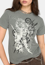 Scáthach Anime Fitted Tee