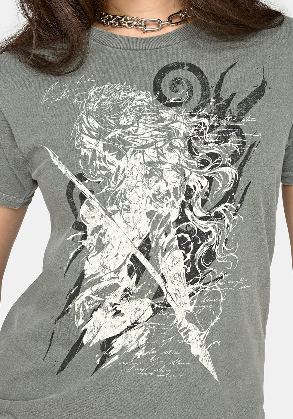 Scáthach Anime Fitted Tee