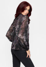 Iskra Printed Chiffon Shirt