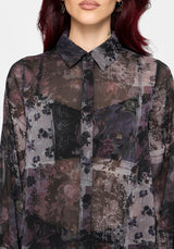 Iskra Printed Chiffon Shirt