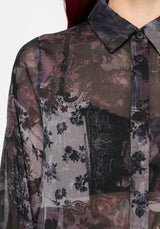 Iskra Printed Chiffon Shirt