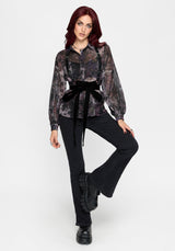 Iskra Printed Chiffon Shirt