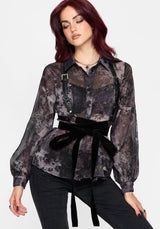 Iskra Printed Chiffon Shirt