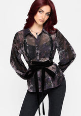 Iskra Printed Chiffon Shirt