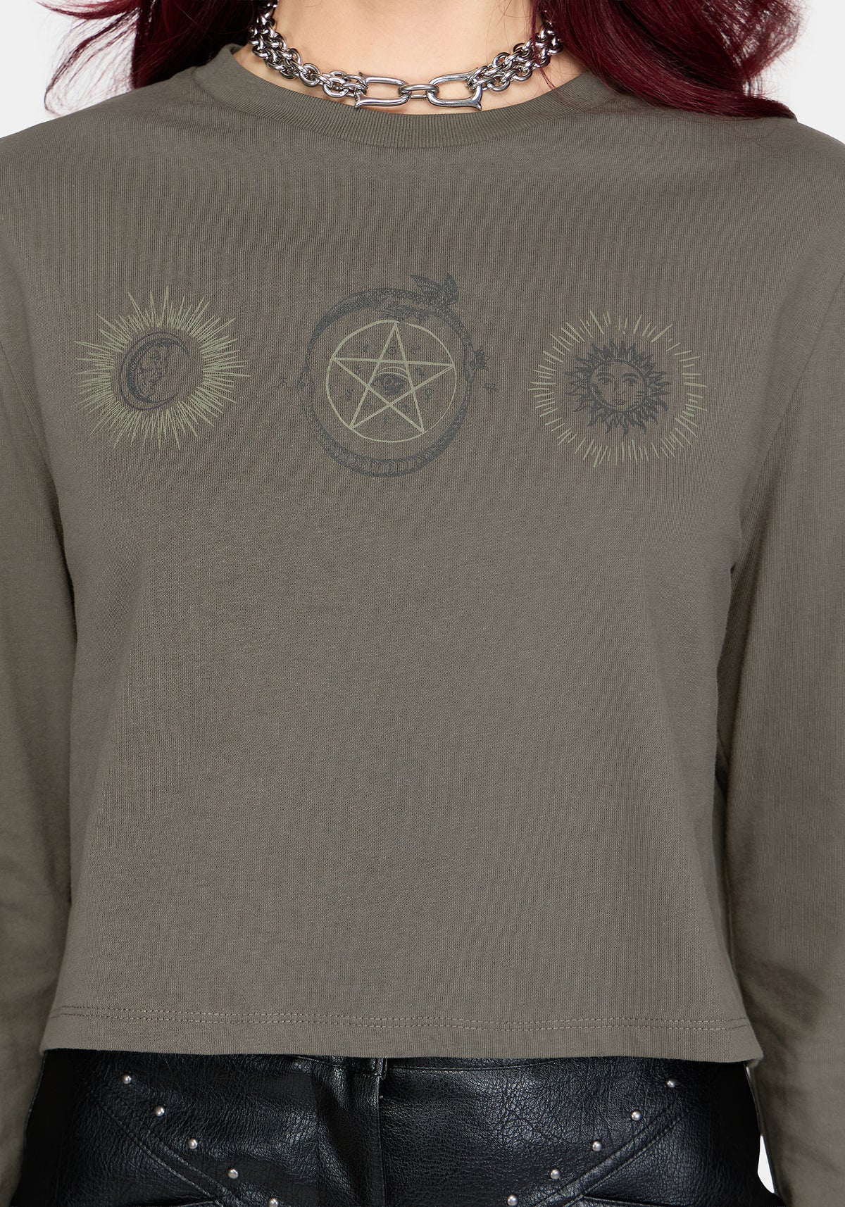 Equinox Graphic Long Sleeve Boxy T-Shirt
