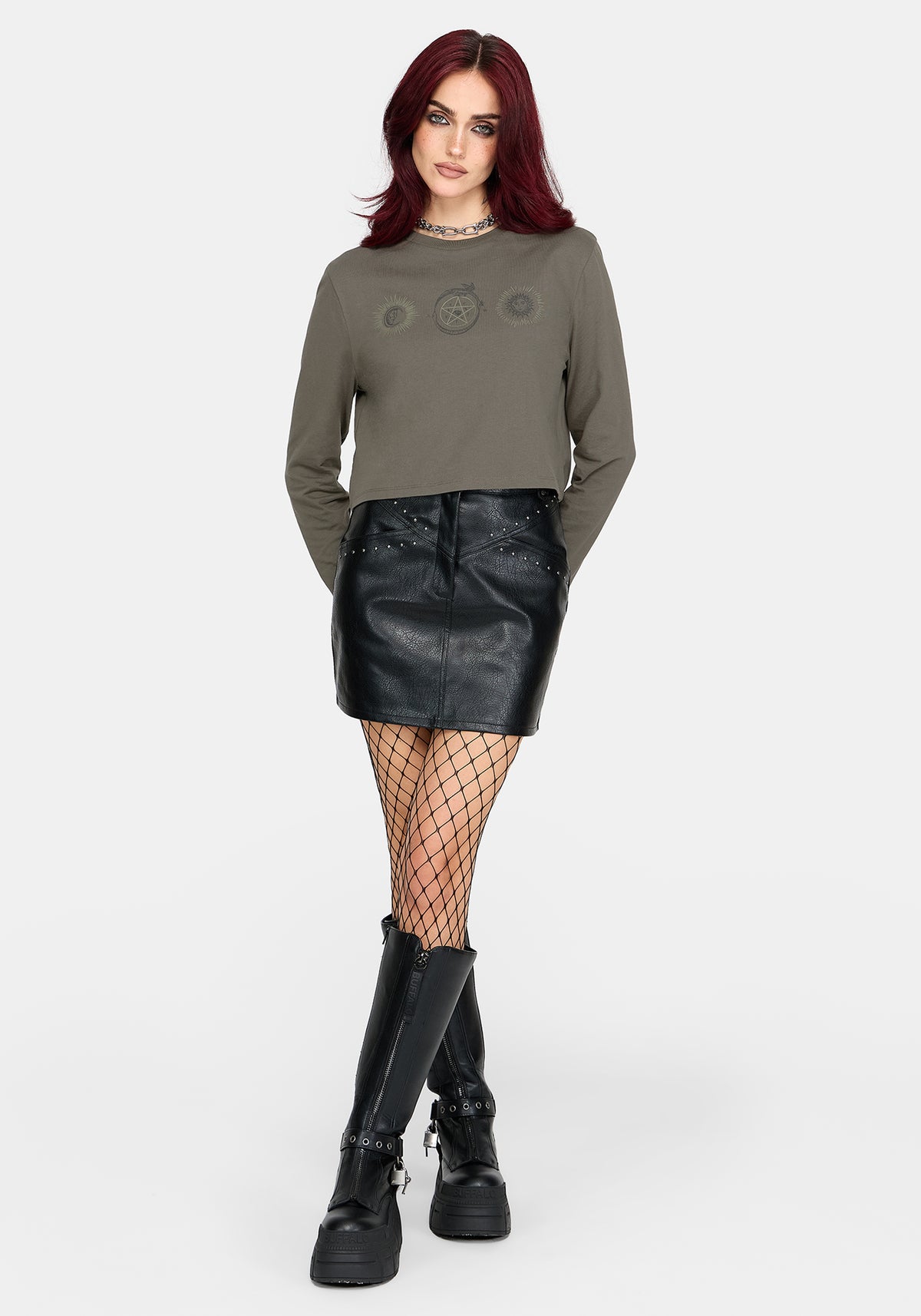 Equinox Graphic Long Sleeve Boxy T-Shirt