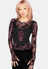 Equinox Embroidered Corset Top