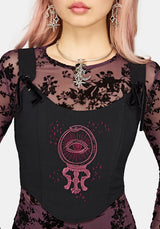 Equinox Embroidered Corset Top