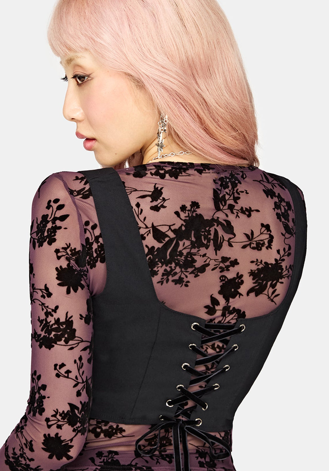 Equinox Embroidered Corset Top