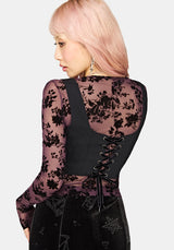 Equinox Embroidered Corset Top