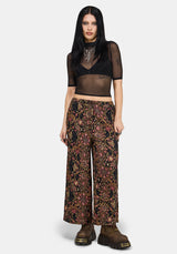 Mythos Print Wide Leg Culotte