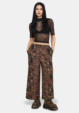 Mythos Print Wide Leg Culotte