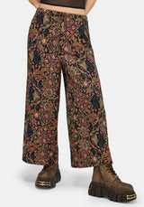 Mythos Print Wide Leg Culotte