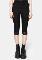 Deva Lace Trim Capri Trouser