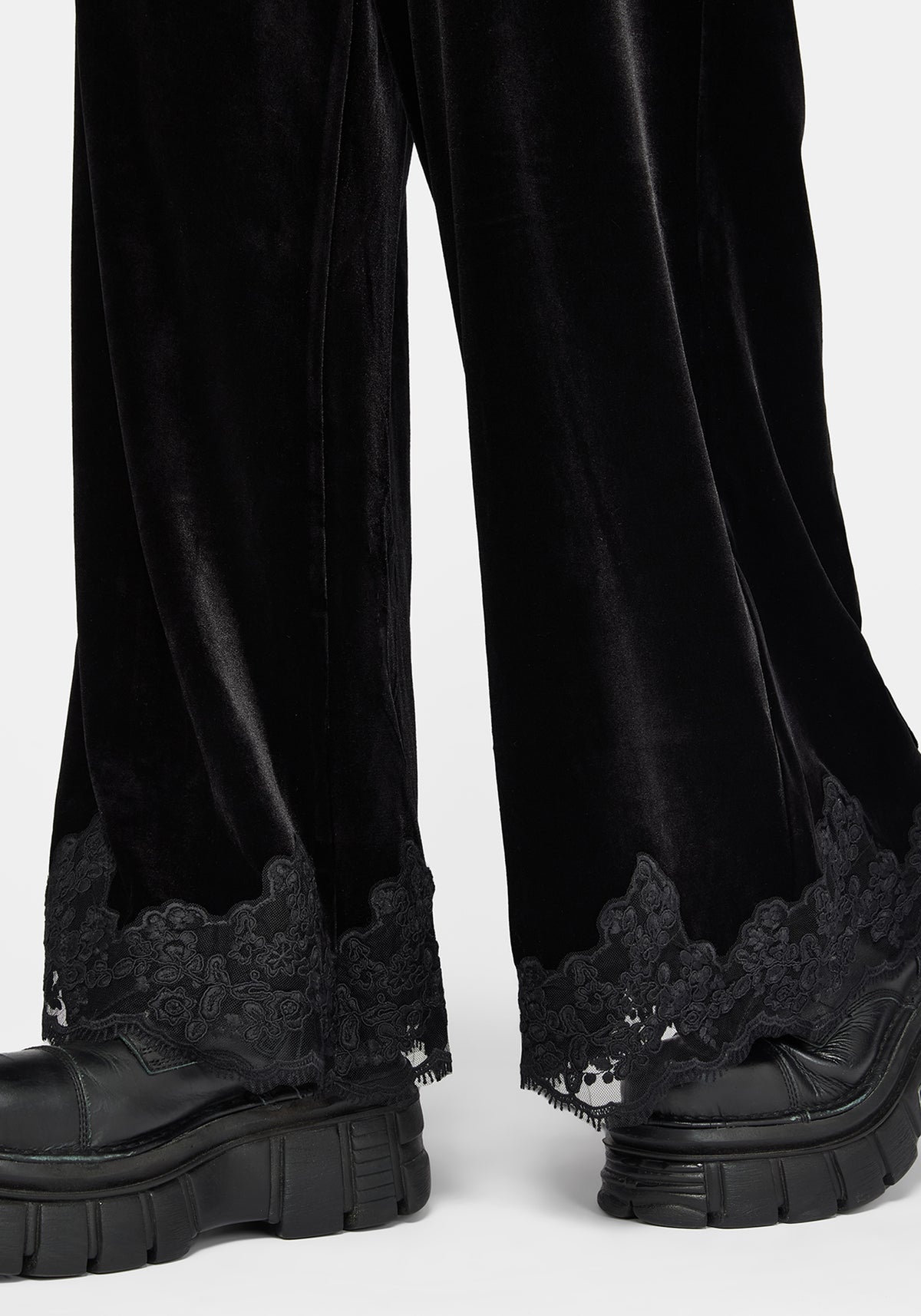 Velis Velour Wide Leg Trouser