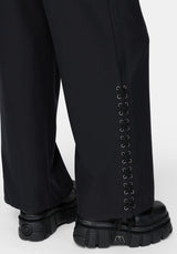Devon Lace Up Wide Leg Trouser