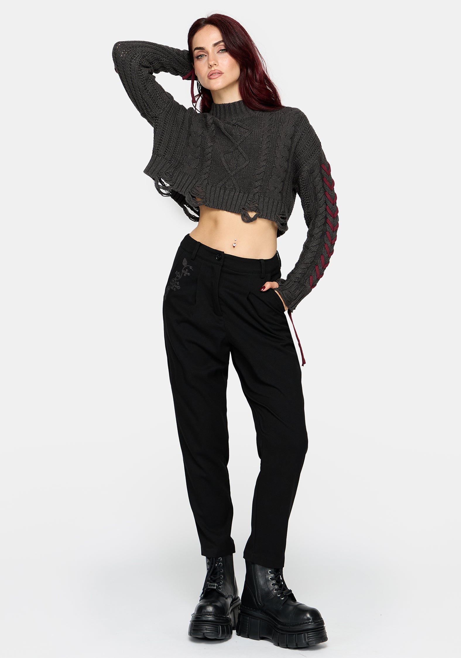 Sanct Embroidered Trouser