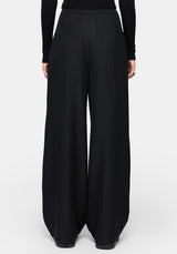 Suki Wide Leg Micro Pleated Trouser