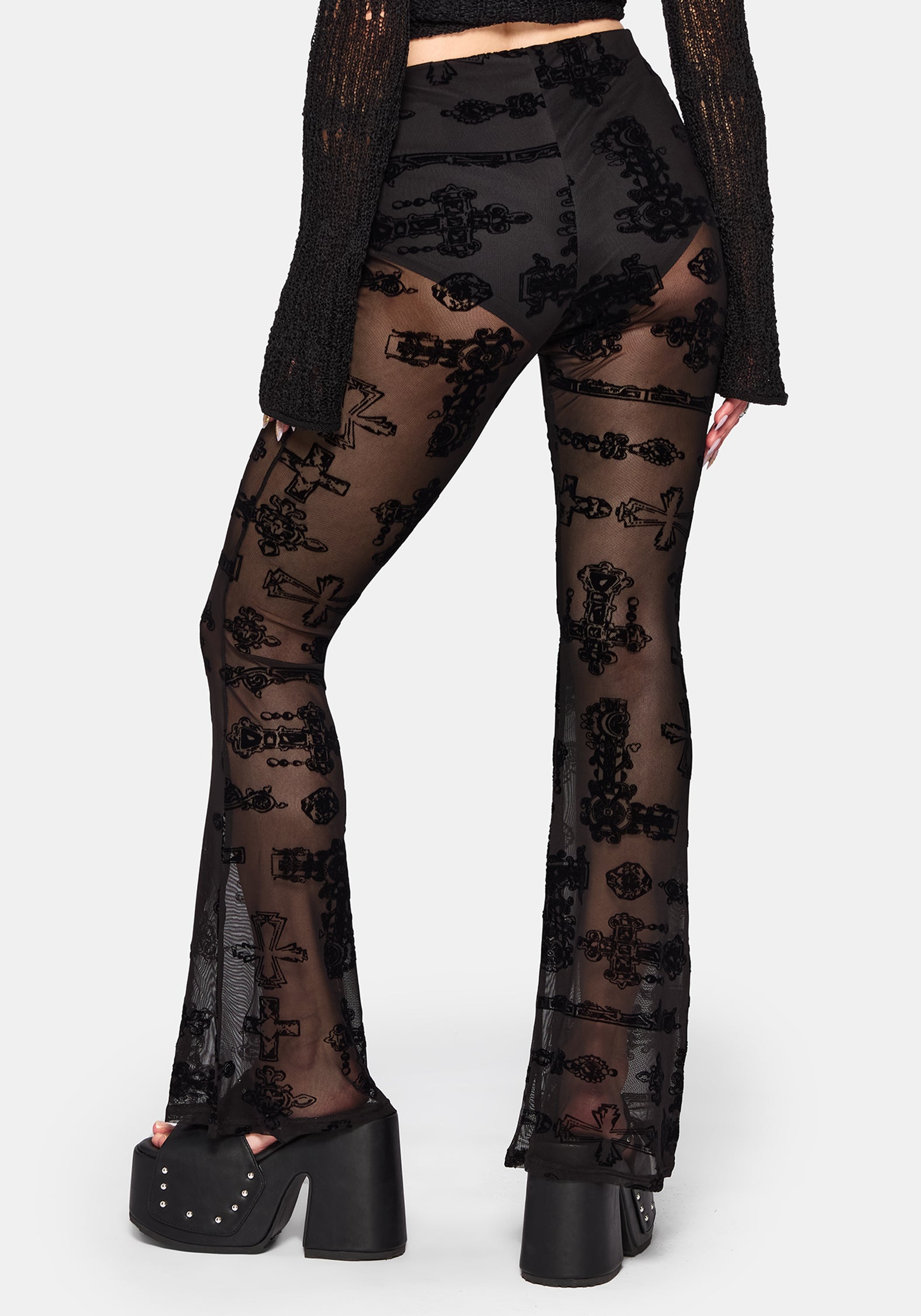 Pyra Jewel Flocked Mesh Flare
