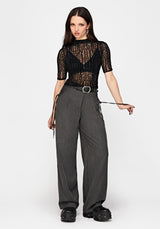 Piper Lace Up Side Straight Leg Trouser