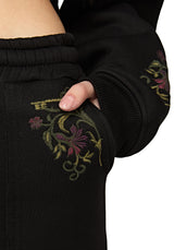 Ouro Embroidered Flared Jogger UK 6