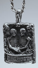 Amorata Lovers Sterling Silver Necklace