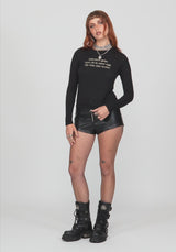 Ancient Long Sleeve Burnout Graphic T-Shirt