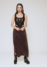Sienna Devore Hanky Hem Midaxi Skirt